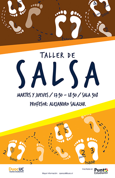 Afiche taller de baile | DuocUC