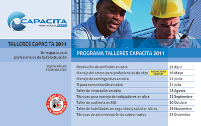 Volante cursos | Capacita CChC