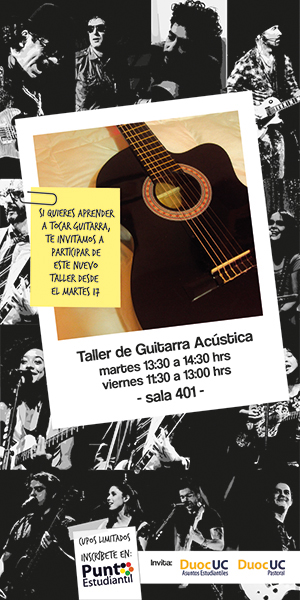 Afiche taller musical | DuocUC