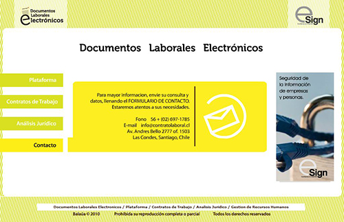 Sitio informativo | DLE E-Sign