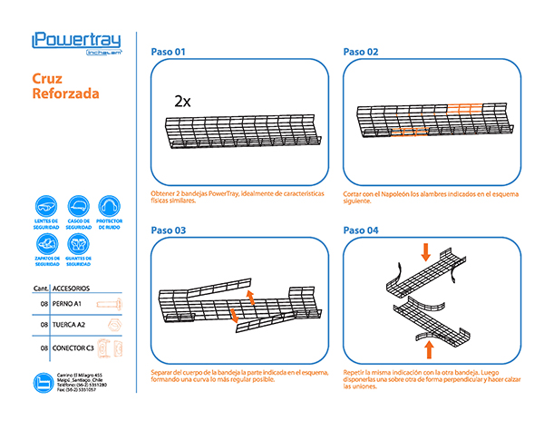 Desplegable instruccional | Powertray - Inchalam